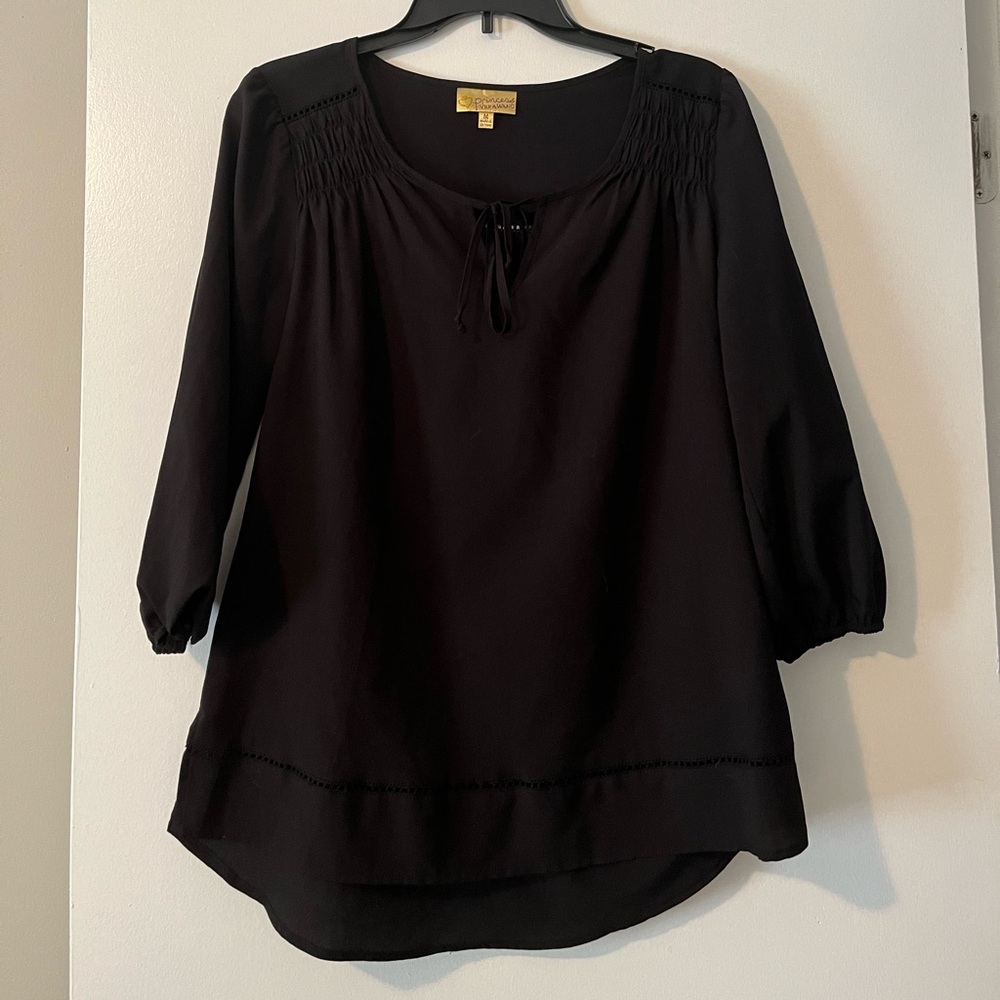 black dress shirt
